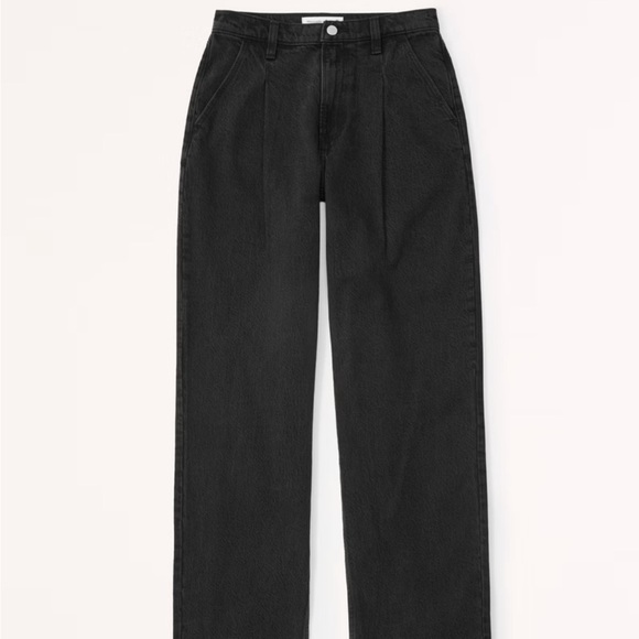 Abercrombie & Fitch Denim - NWT Abercrombie black loose jeans